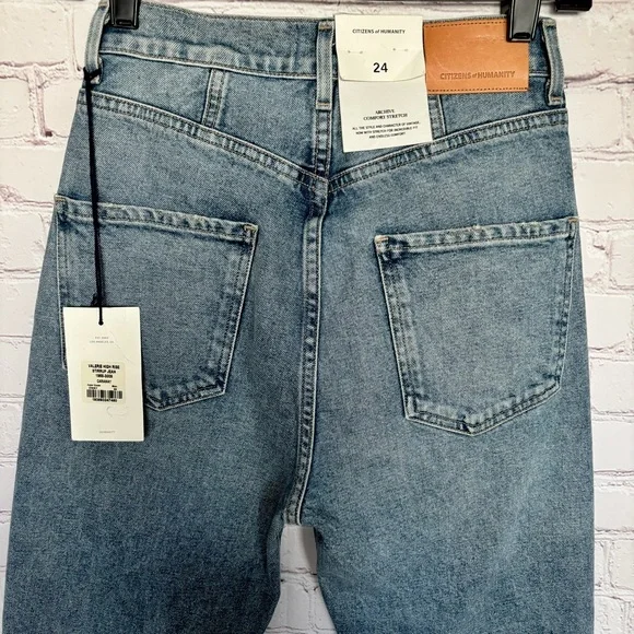 CITIZENS OF HUMANITY Valerie High Rise Tapered Stirrup Jeans--24 - Picture 11 of 16